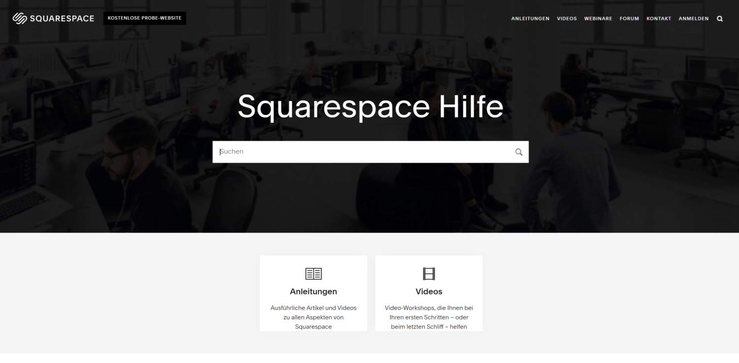 Squarespace-Support