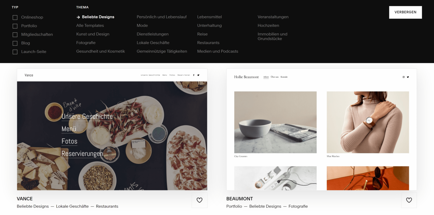 Squarespace Templates