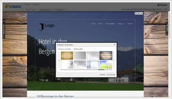 Strato neuer Homepage Baukasten 1